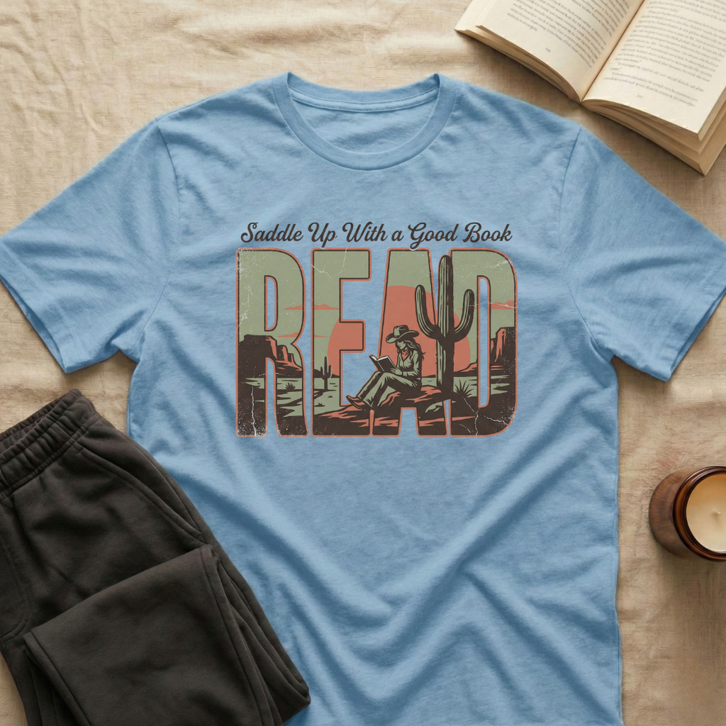 Saddle Up With A Good Book T-Shirt