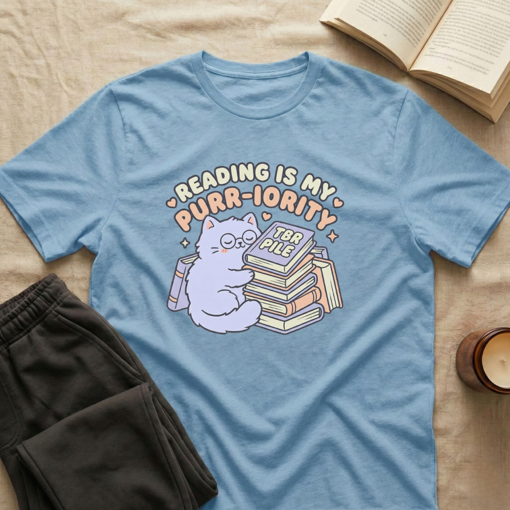Reading Is My Purr-Iority T-Shirt