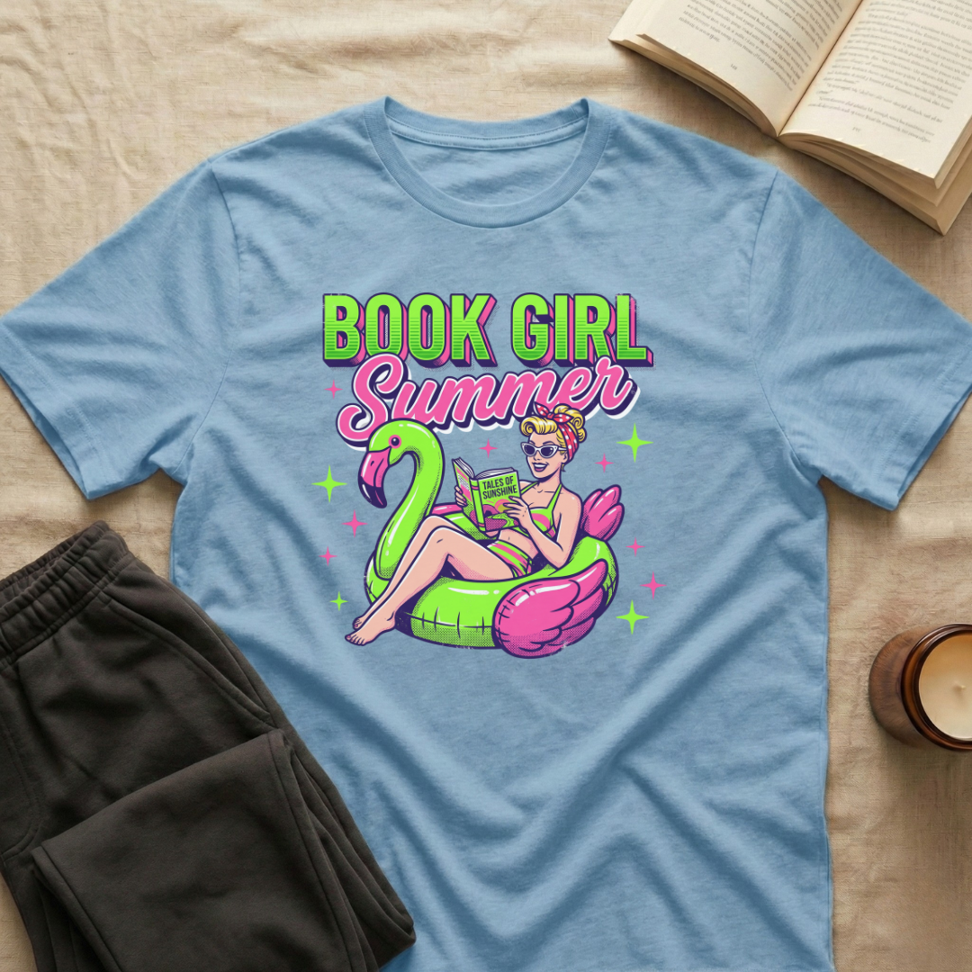 Book Girl Summer T-Shirt