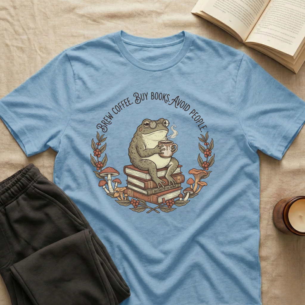 Brew Coffee Buy Books T-Shirt