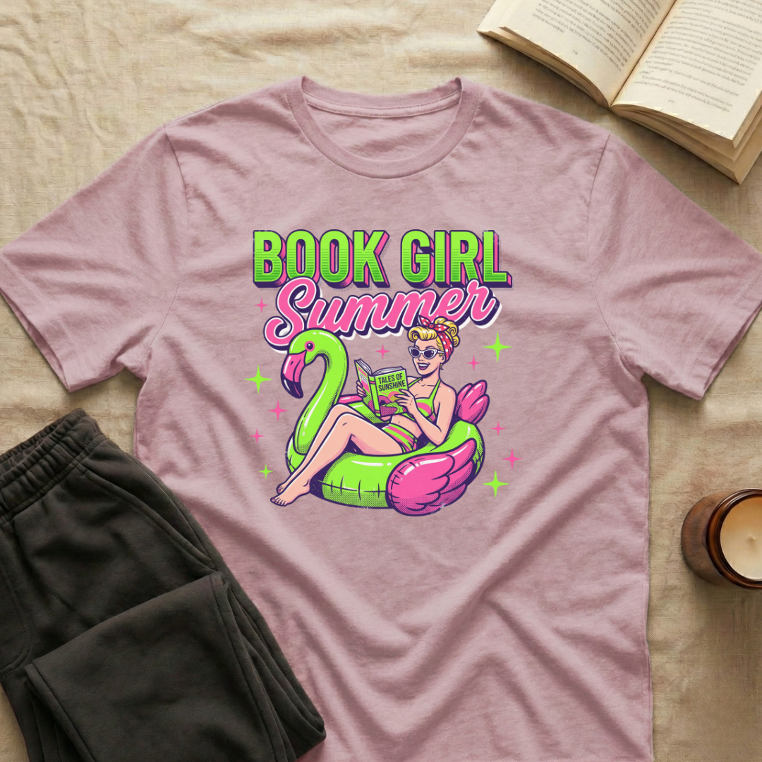 Book Girl Summer T-Shirt