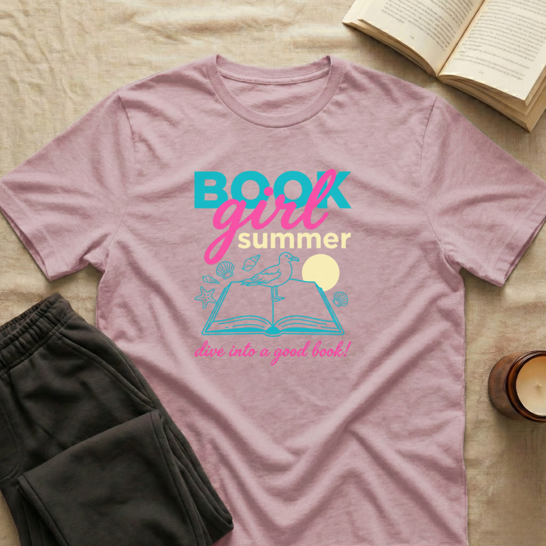 Book Girl Summer T-Shirt