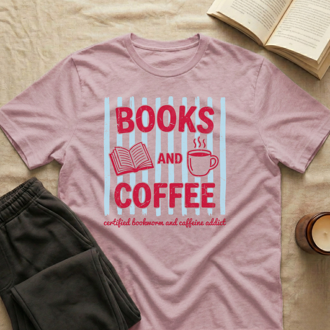 Books And Coffee T-Shirt
