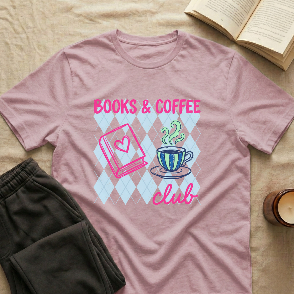 Books & Coffee Club T-Shirt