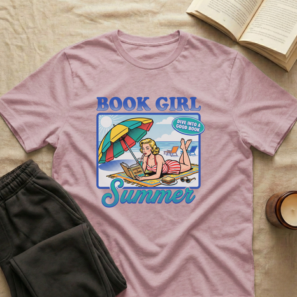 Book Girl Summer T-Shirt