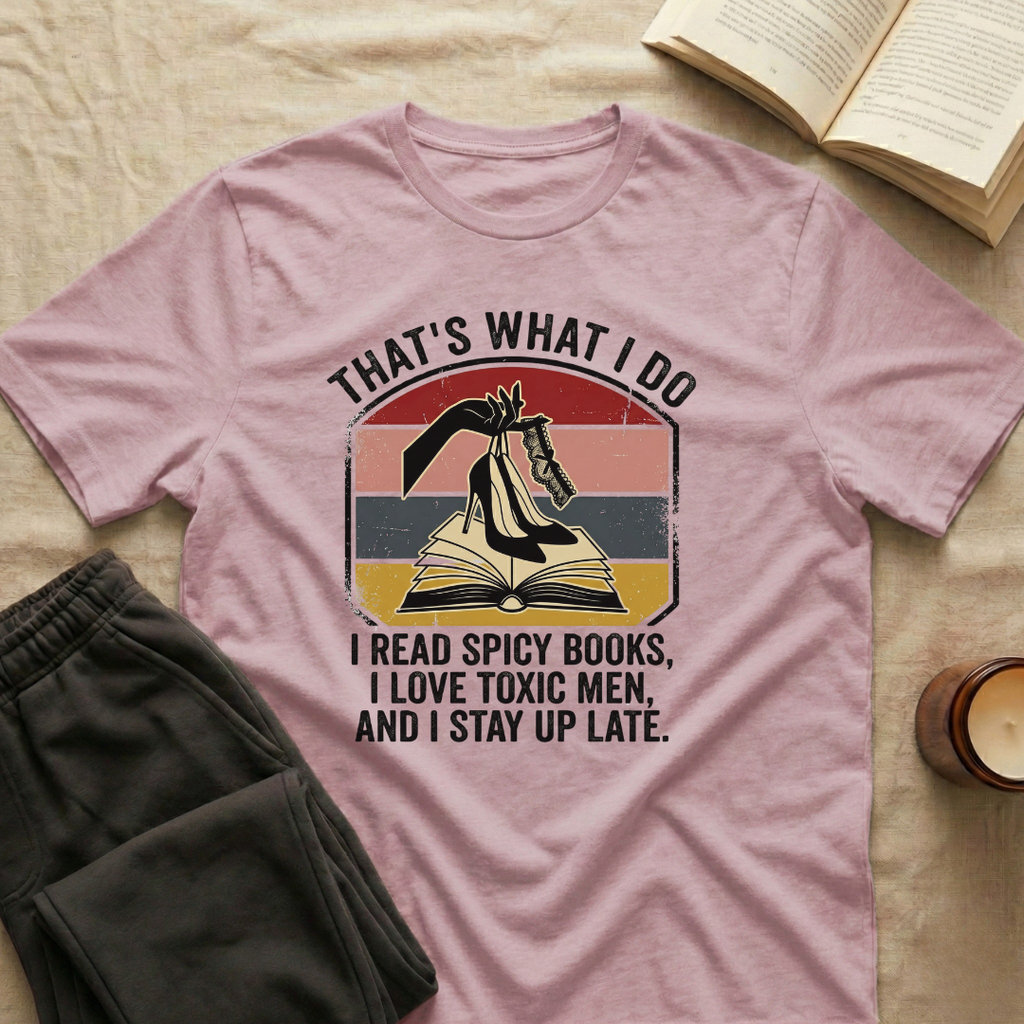 That's What I Do I Read Spicy Books T-Shirt