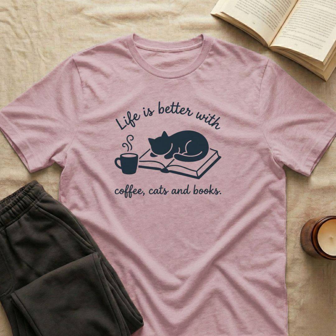 Life Is Better With Books T-Shirt