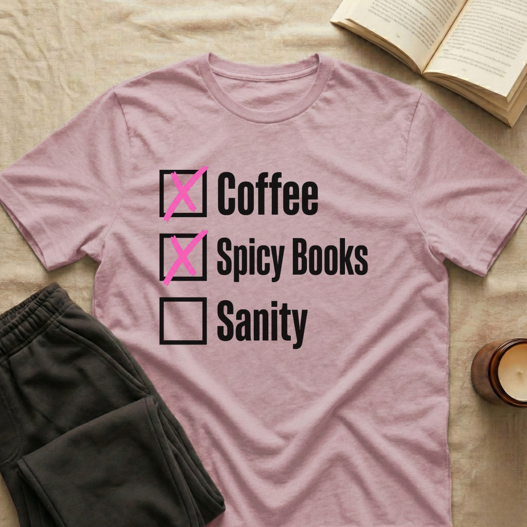 Coffee Spicy Books T-Shirt
