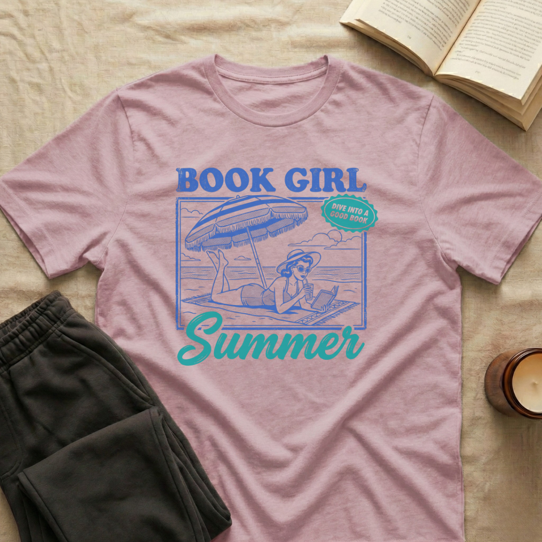Book Girl Summer T-Shirt