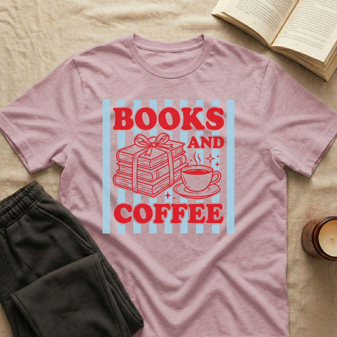 Books And Coffee T-Shirt