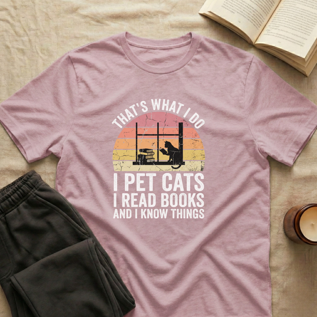 That's What I Do I Pet Cats T-Shirt