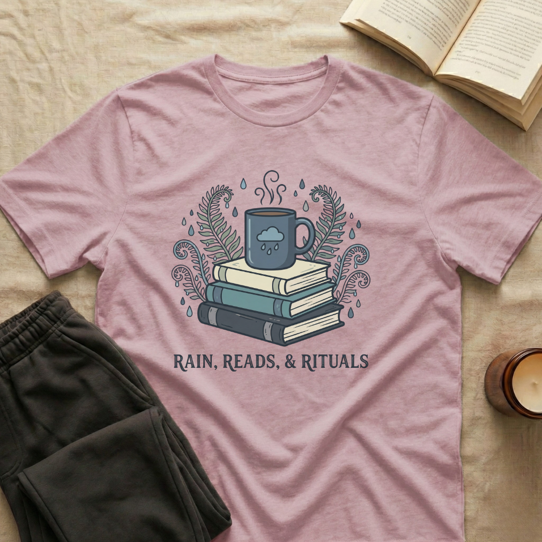 Rain, Reads & Rituals T-Shirt