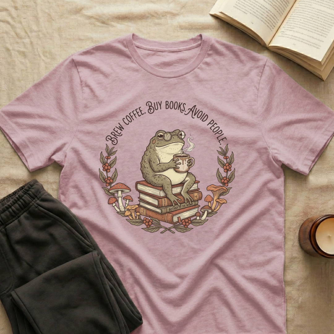 Brew Coffee Buy Books T-Shirt