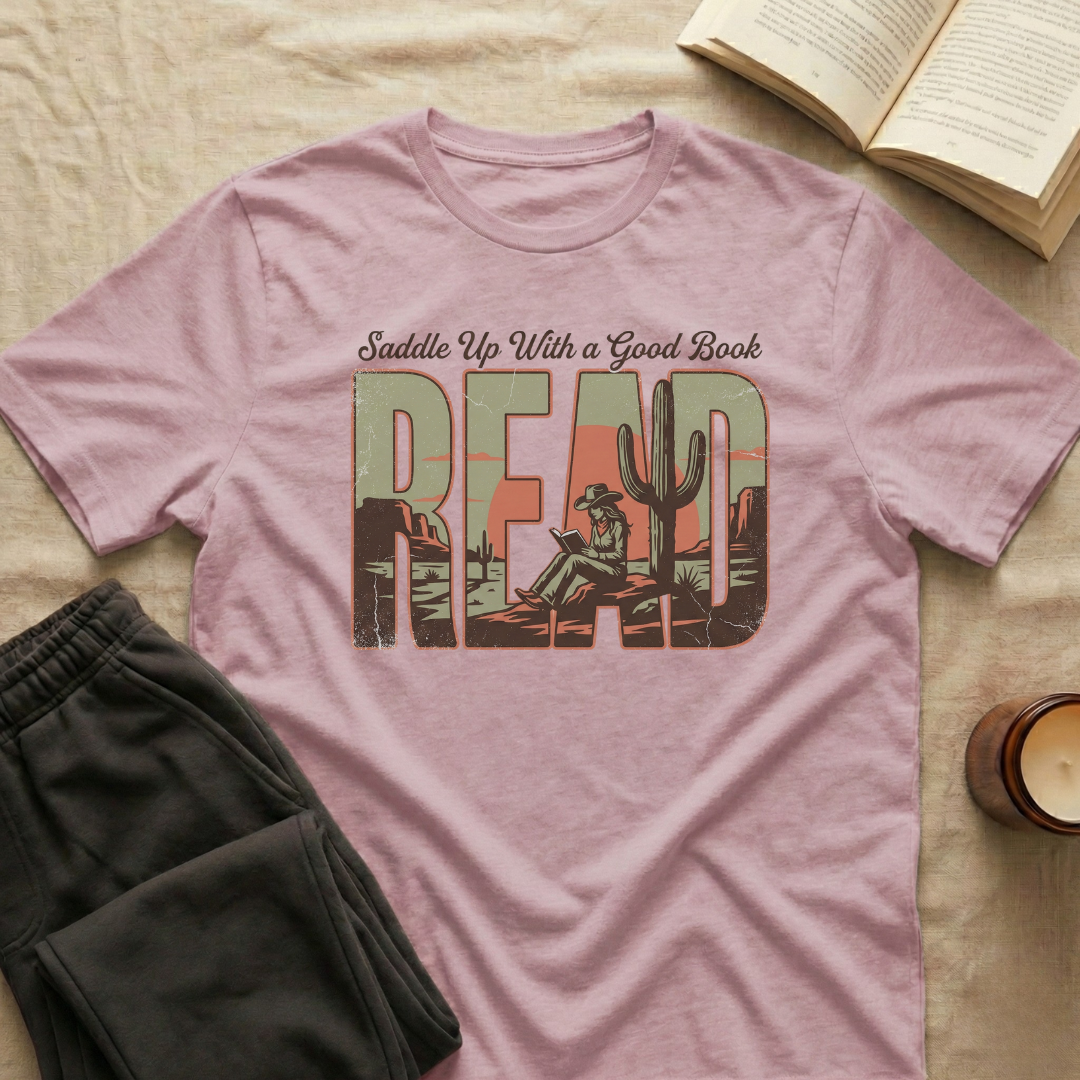 Saddle Up With A Good Book T-Shirt