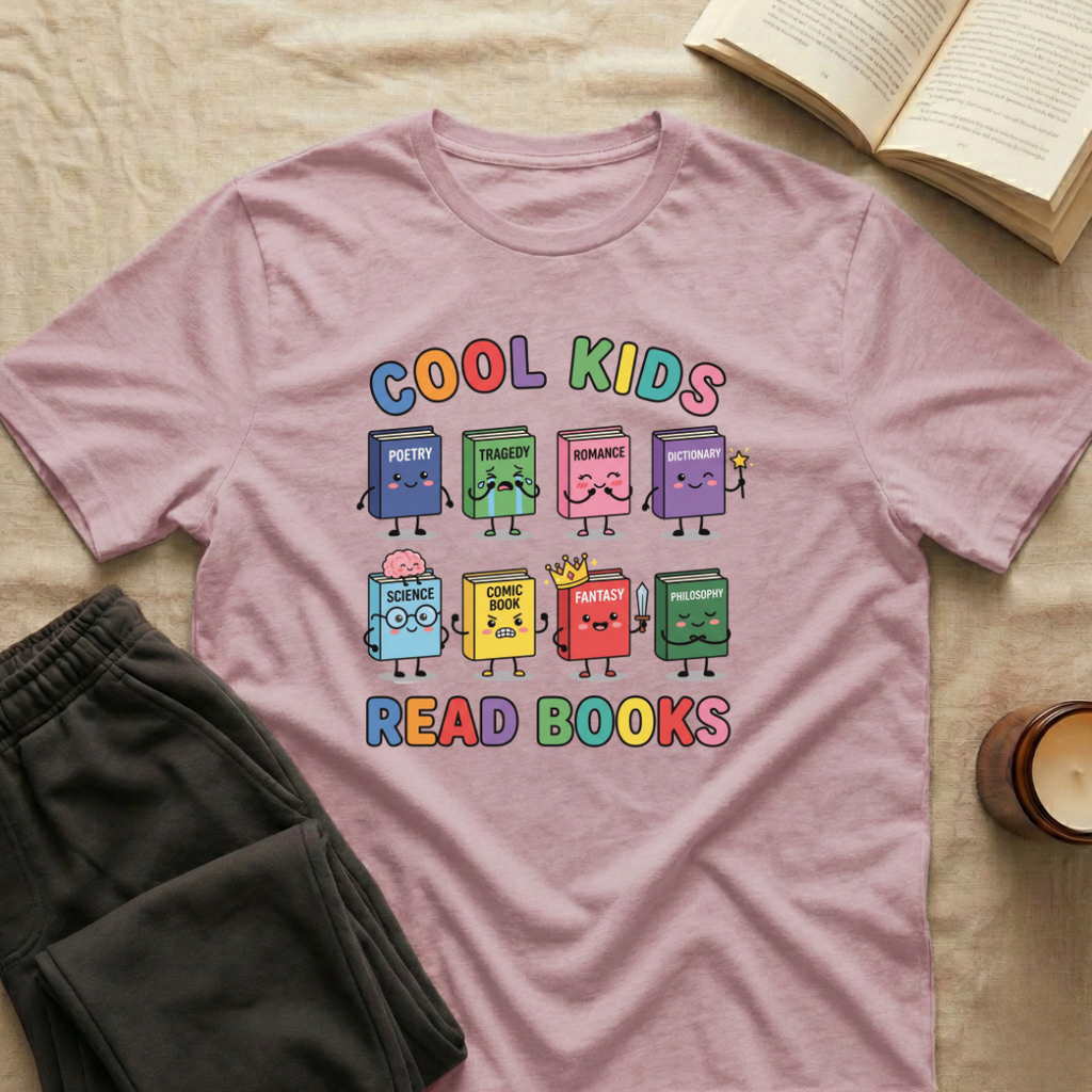 Cool Kids Read Books T-Shirt