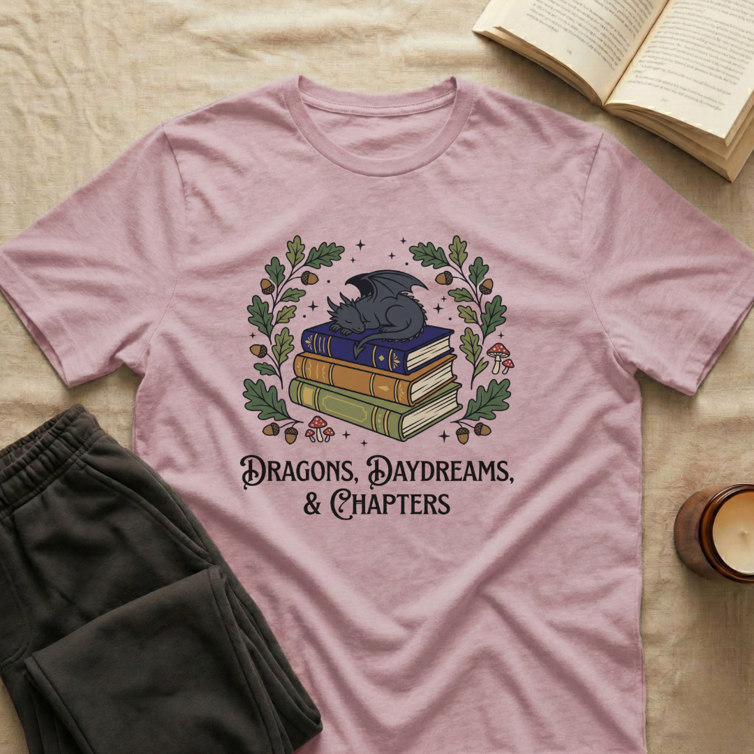 Dragons, Daydreams & Chapters T-Shirt