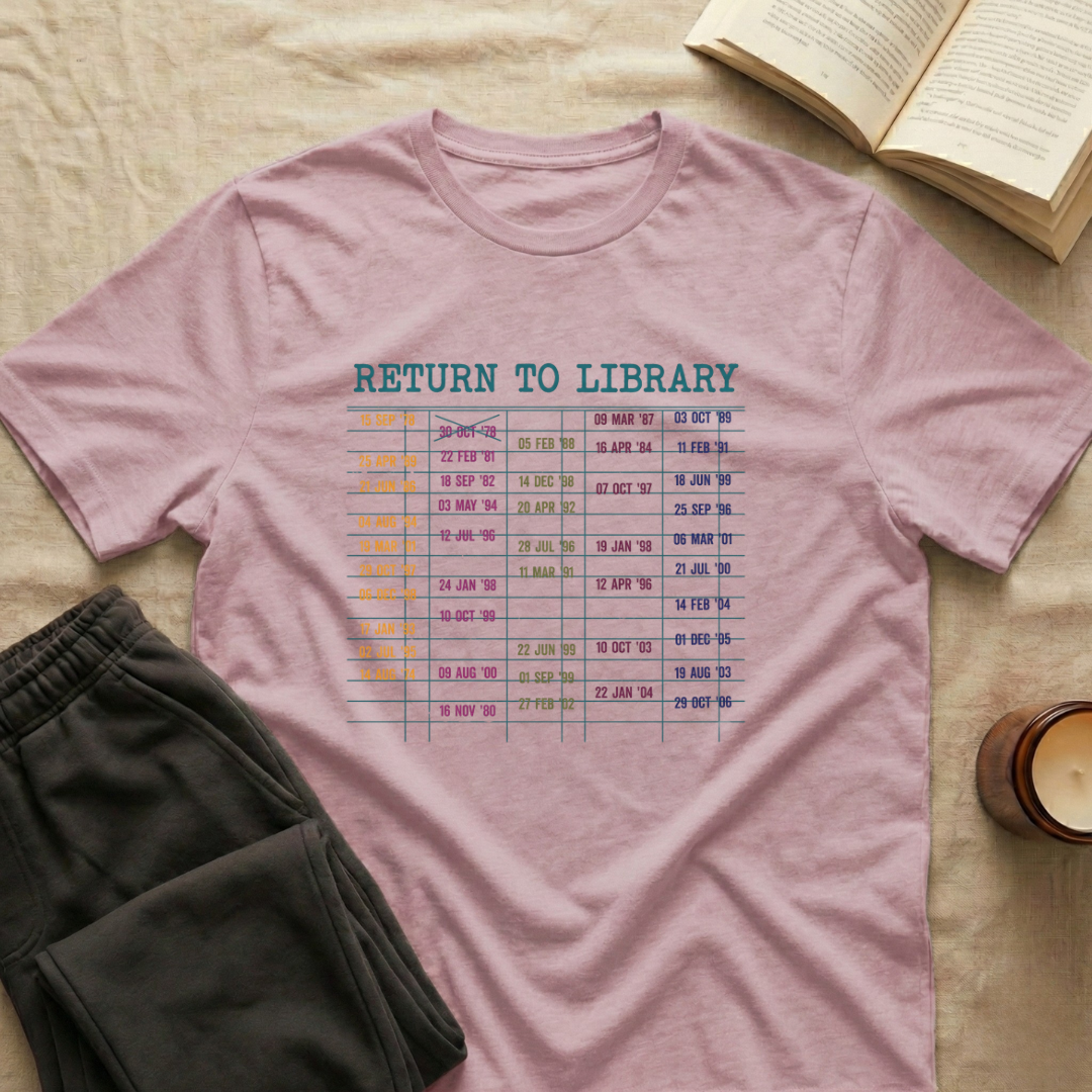 Return Library Card T-Shirt