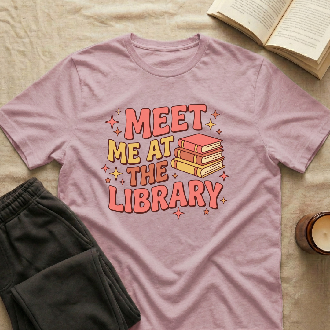 Meet Me At The Library T-Shirt
