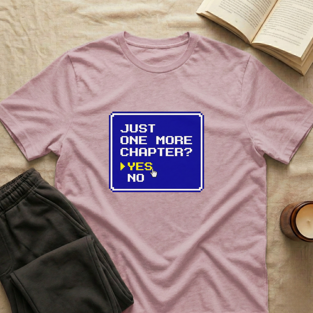 Just One More Chapter 8-Bit T-Shirt