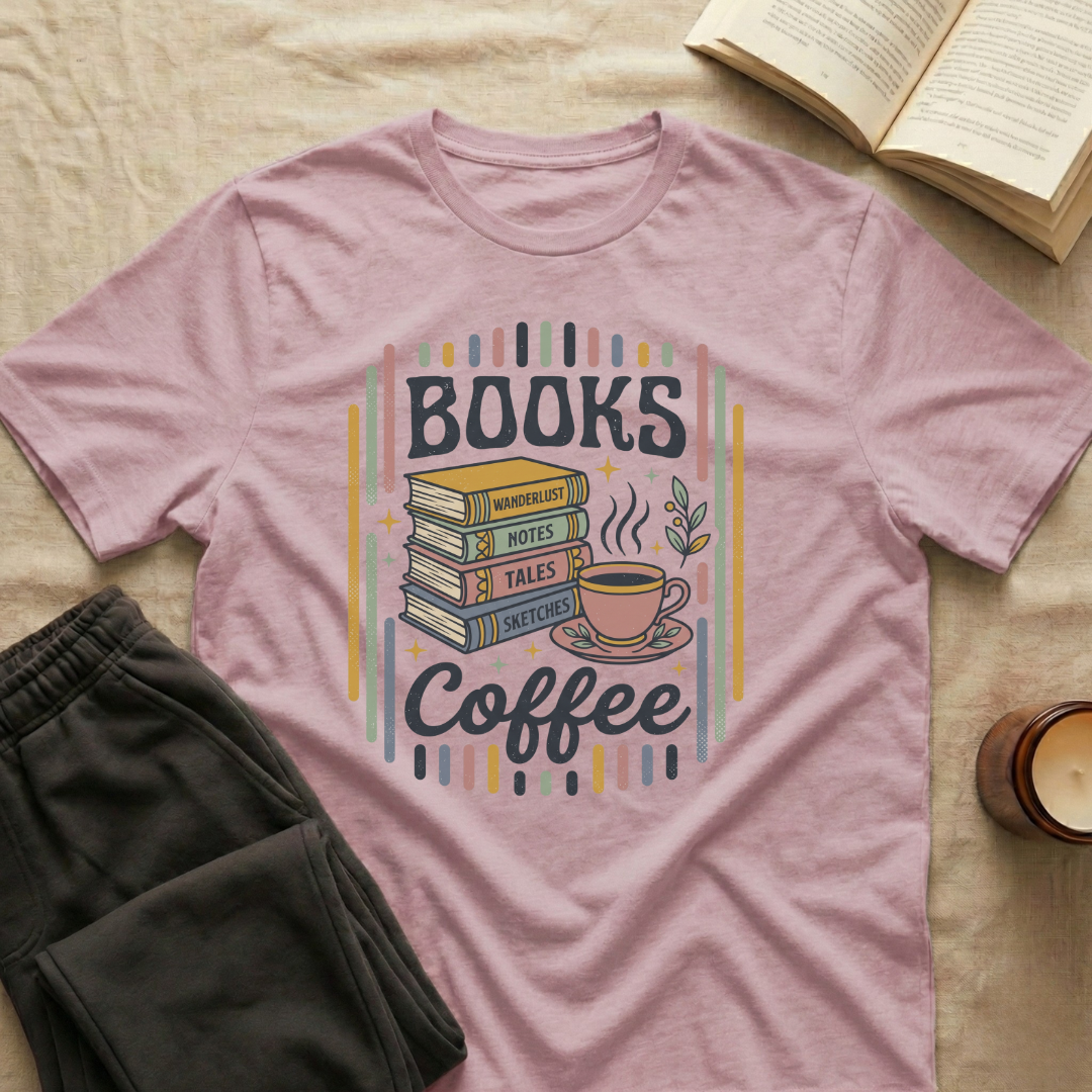 Books And Coffee T-Shirt