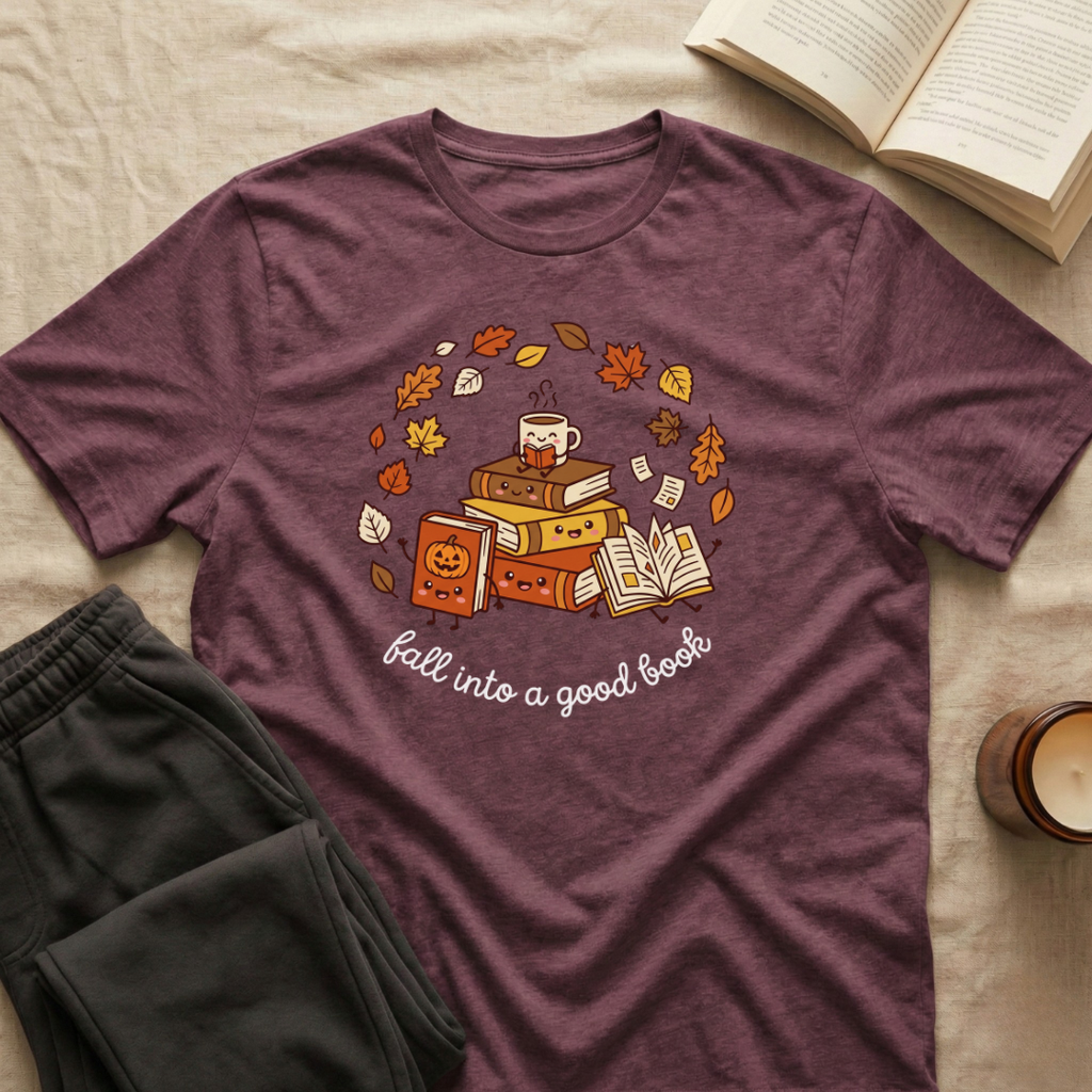 Fall Into A Good Book T-Shirt
