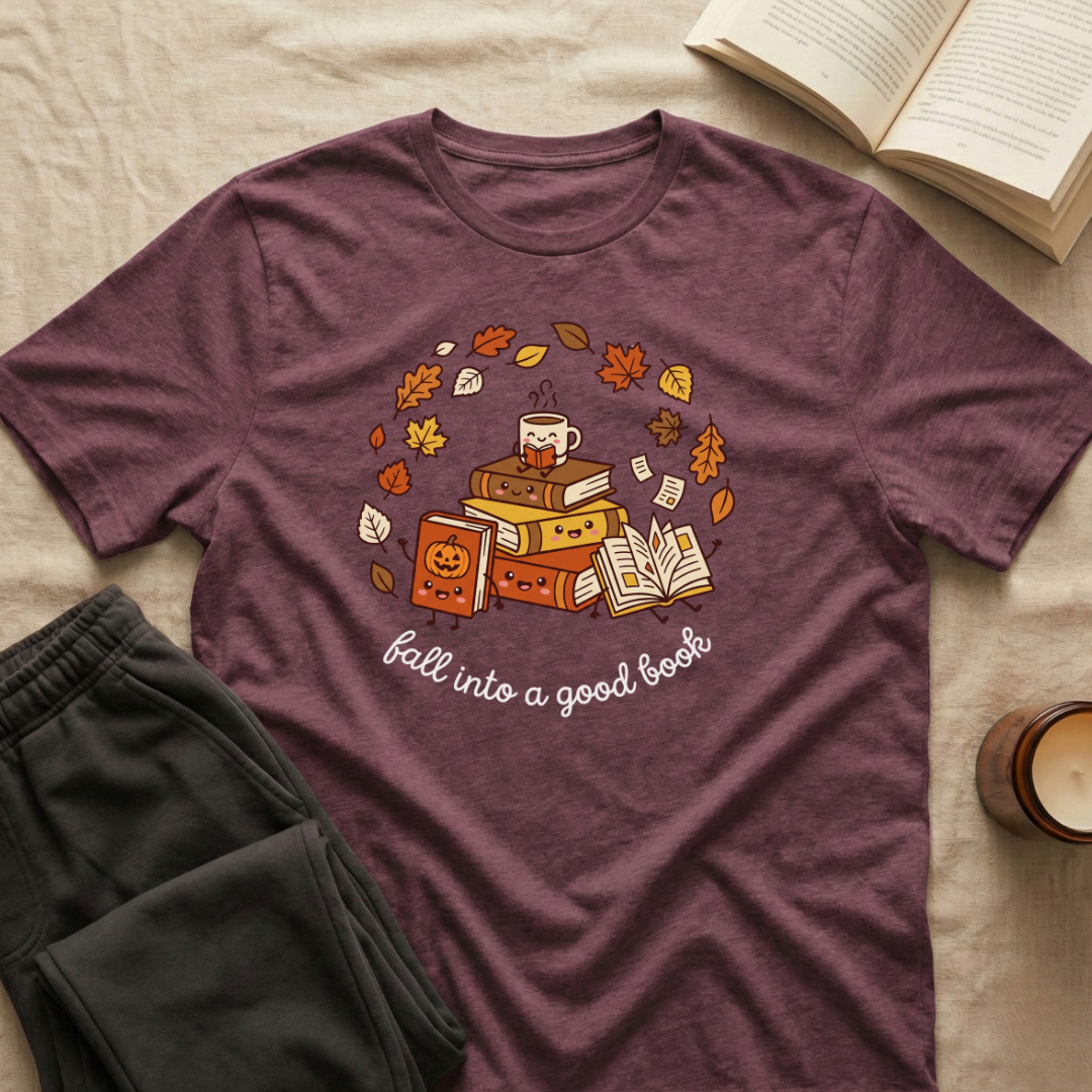 Fall Into A Good Book T-Shirt