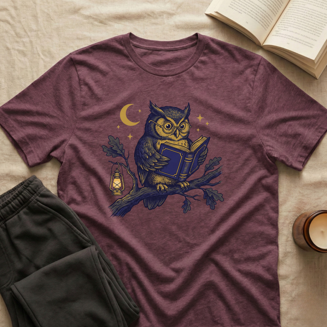 Night Owl Reader T-Shirt