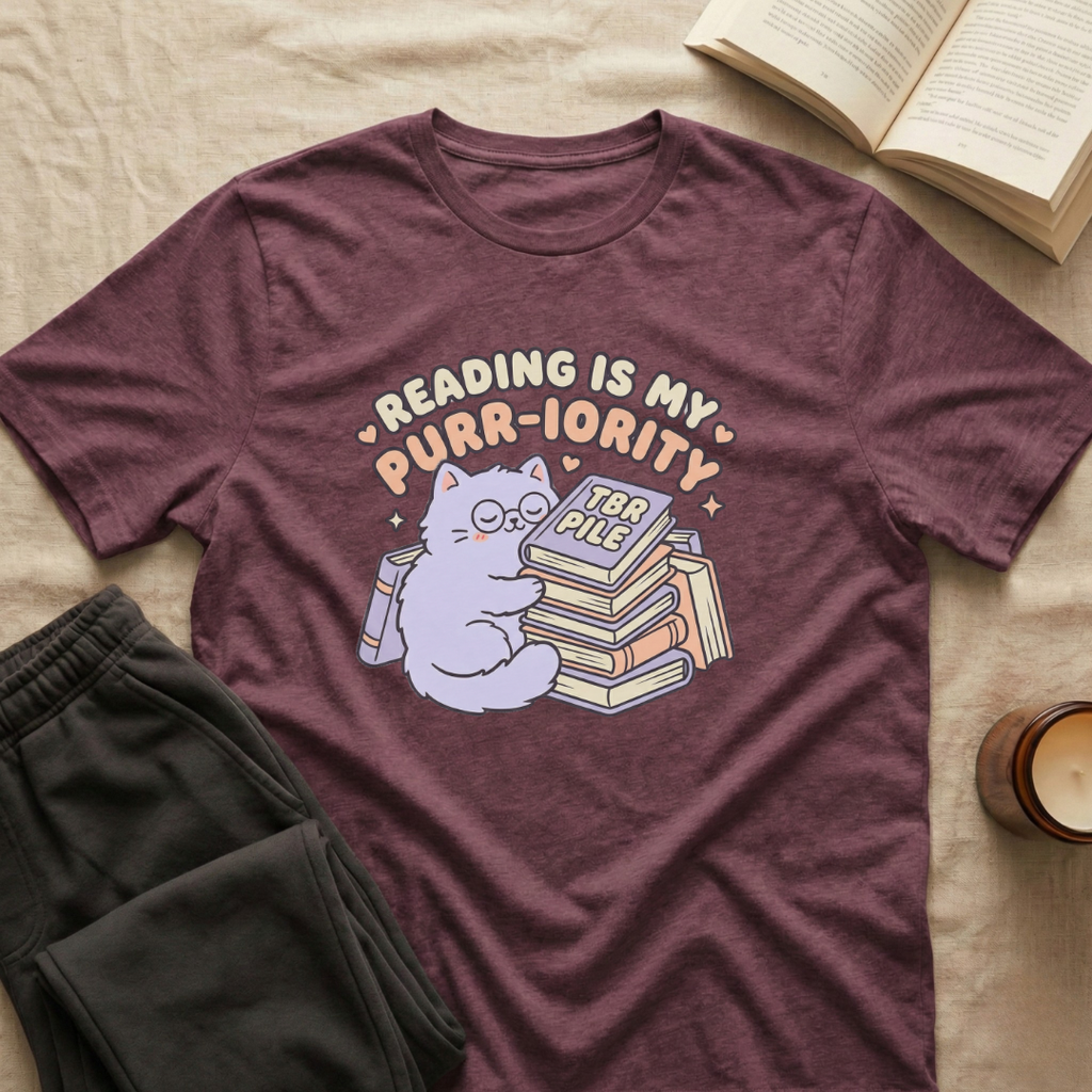 Reading Is My Purr-Iority T-Shirt
