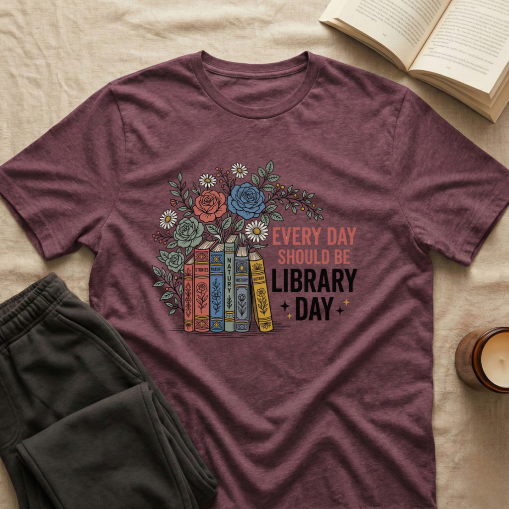 Everyday Should Be Library Day T-Shirt