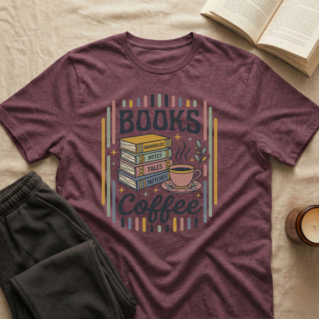 Books And Coffee T-Shirt