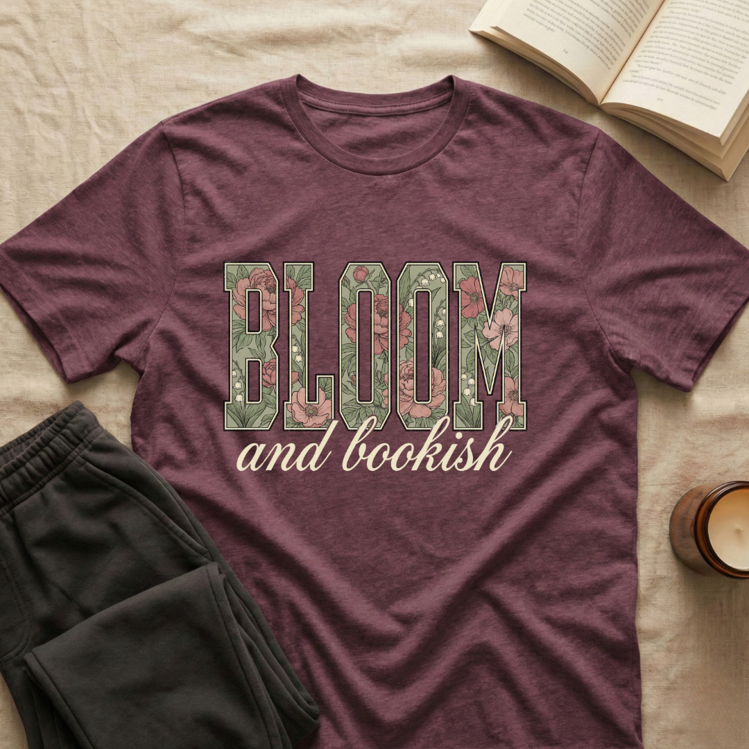 Bloom And Bookish T-Shirt