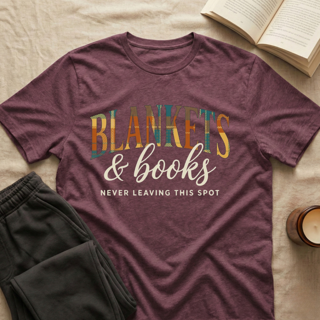 Blankets & Books T-Shirt