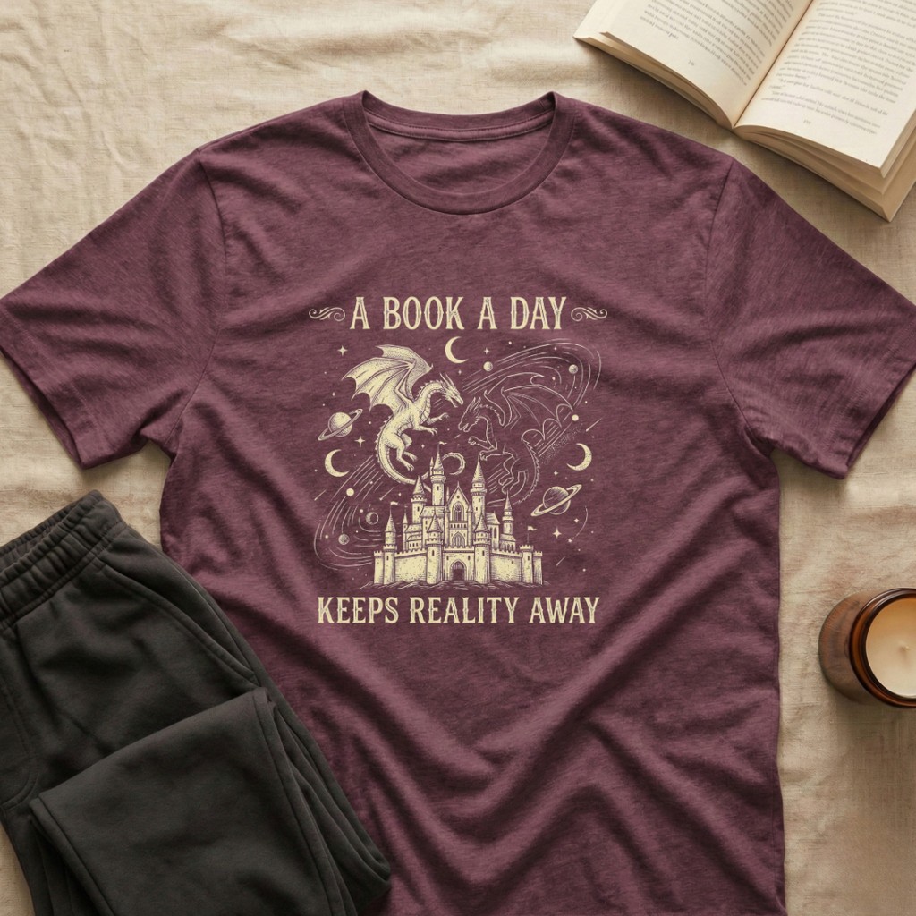 A Book A Day Keeps Reality Away T-Shirt