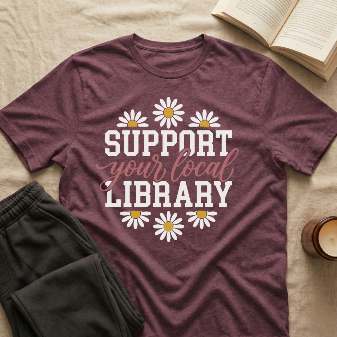 Support Your Local Library T-Shirt