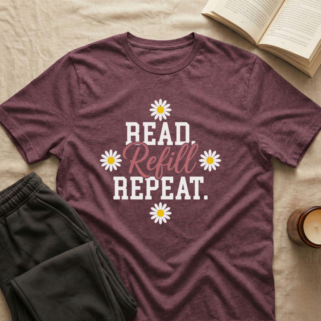 Read Refill Repeat T-Shirt