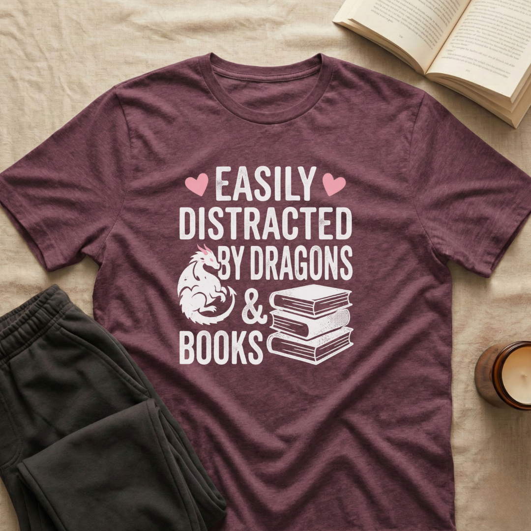 Easily Distracted By Dragons T-Shirt