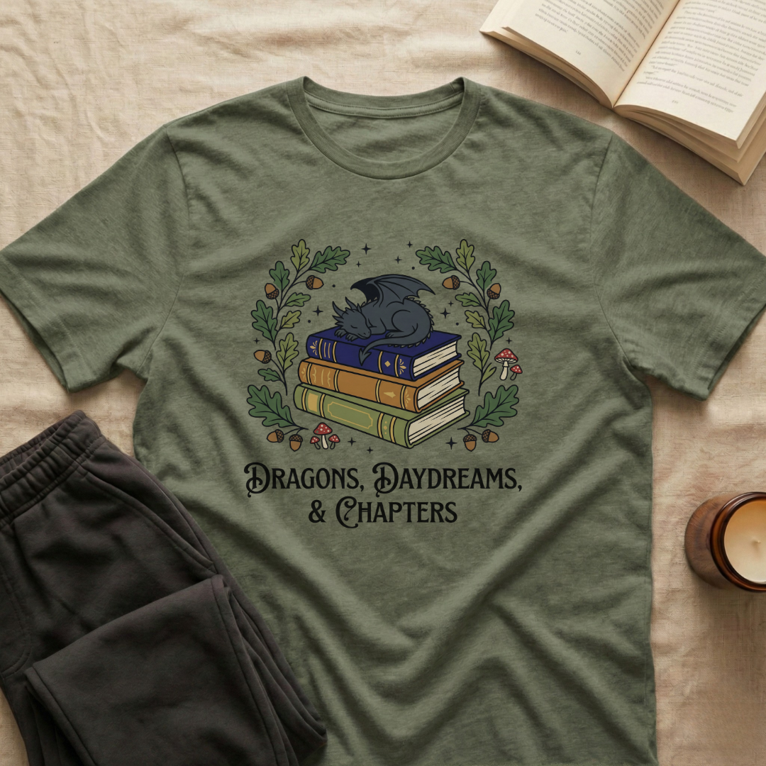Dragons, Daydreams & Chapters T-Shirt