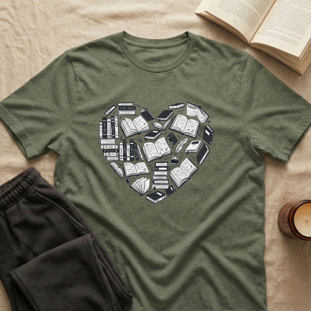 Bookish Heart T-Shirt