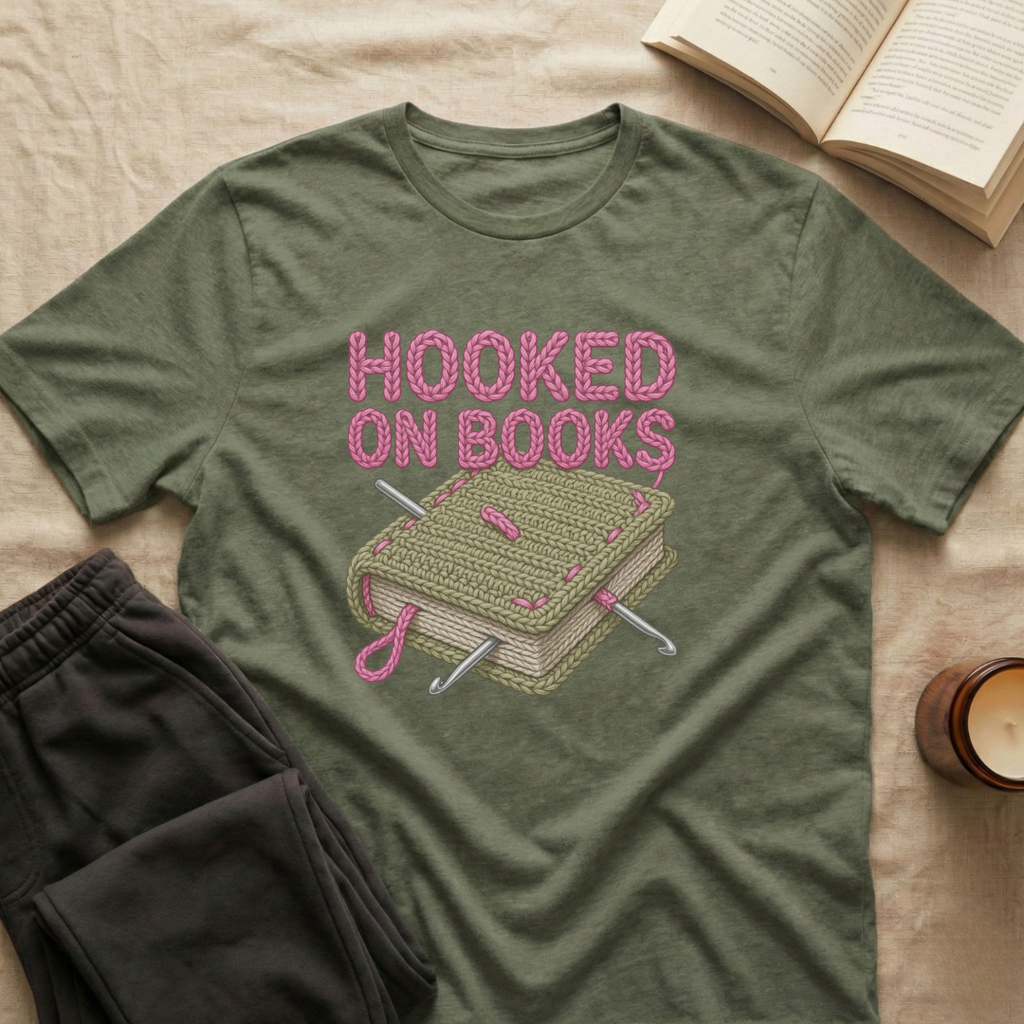 Hooked On Books T-Shirt