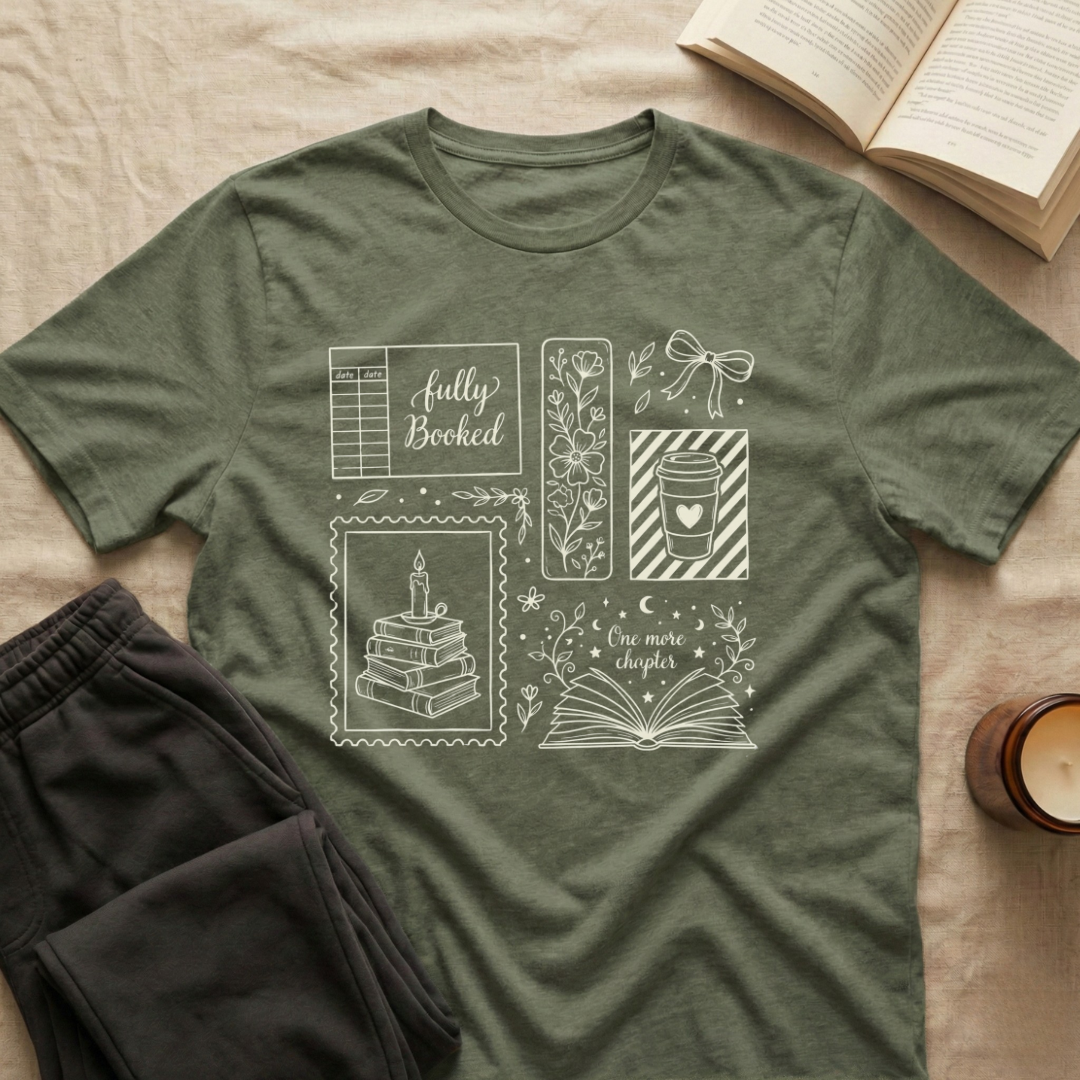 Hand-Drawn Collage T-Shirt