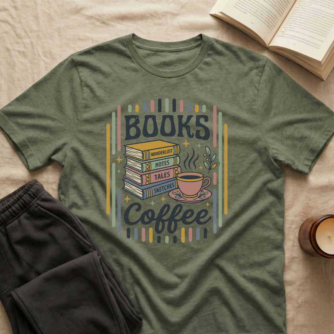 Books And Coffee T-Shirt