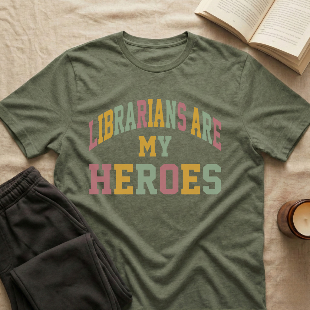 Librarians My Heroes T-Shirt