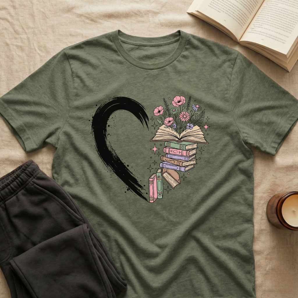 Half Heart Books T-Shirt