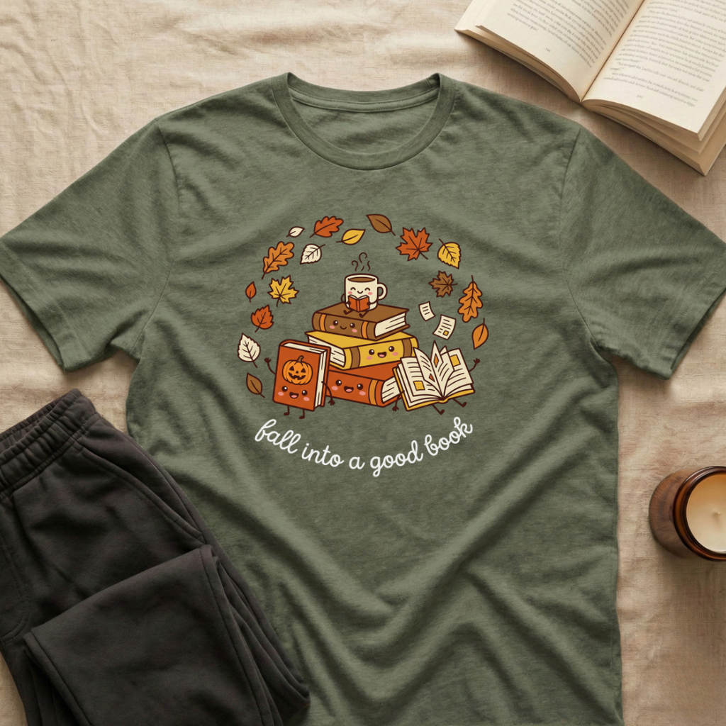 Fall Into A Good Book T-Shirt