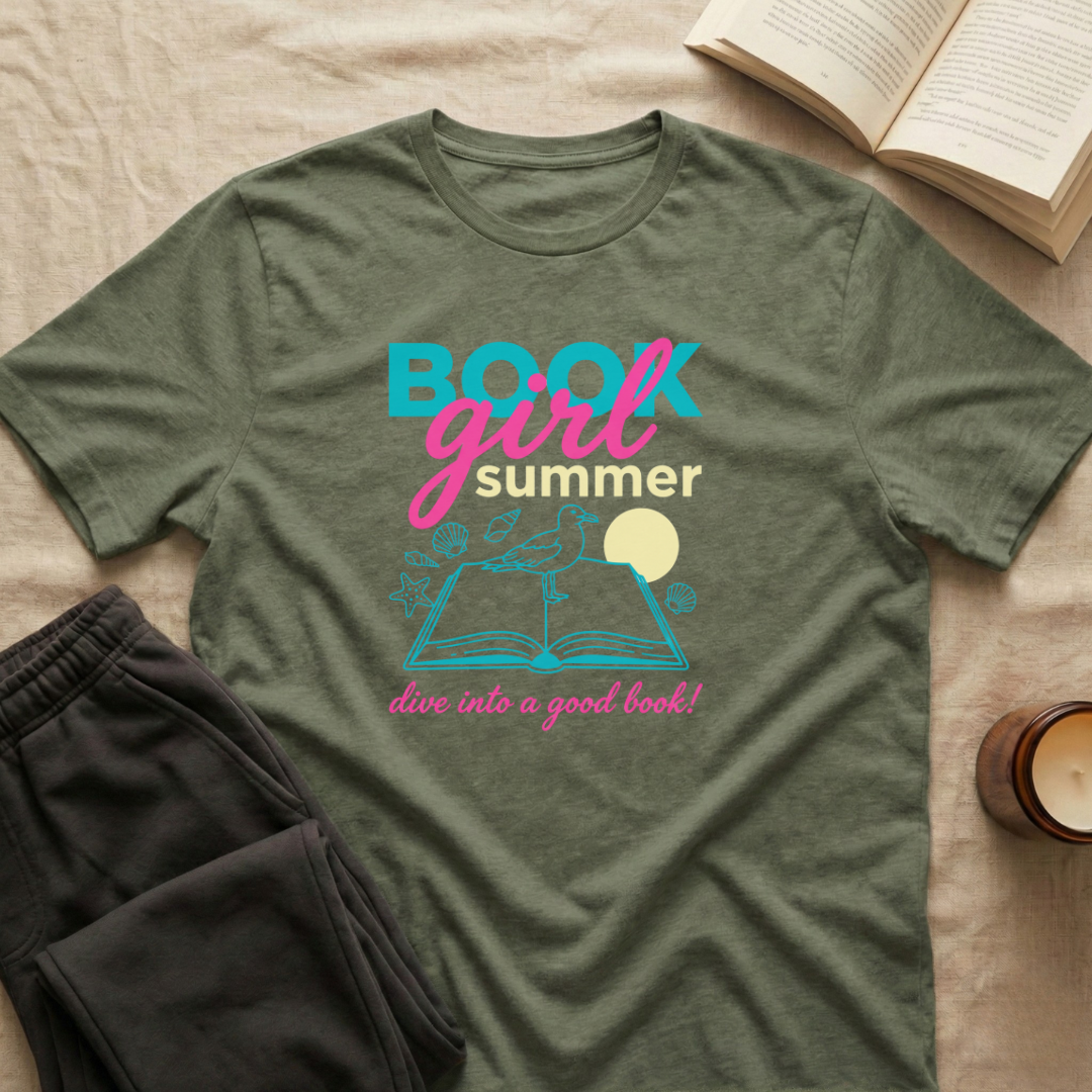 Book Girl Summer T-Shirt