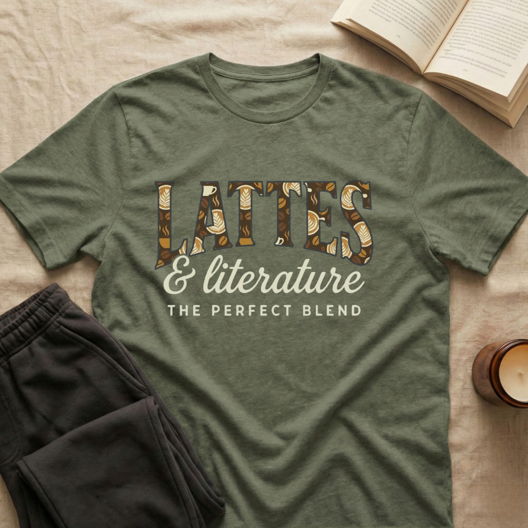 Lattes & Literature T-Shirt