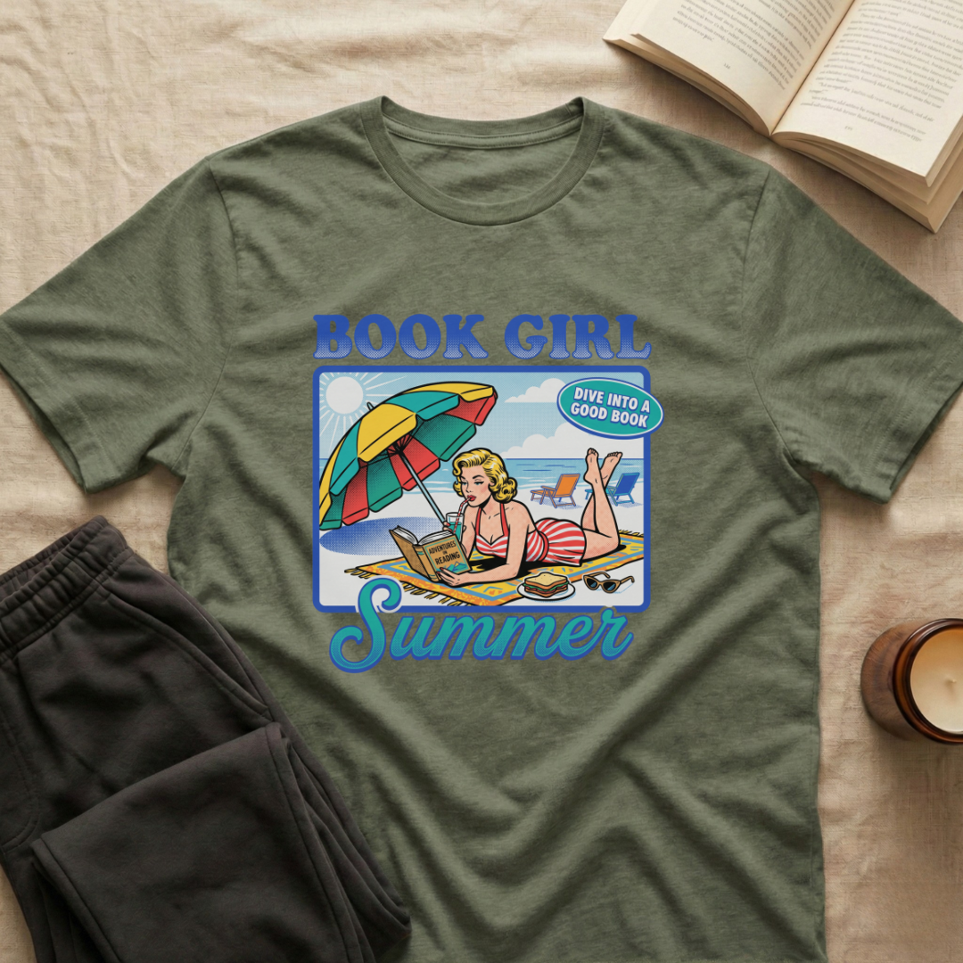 Book Girl Summer T-Shirt