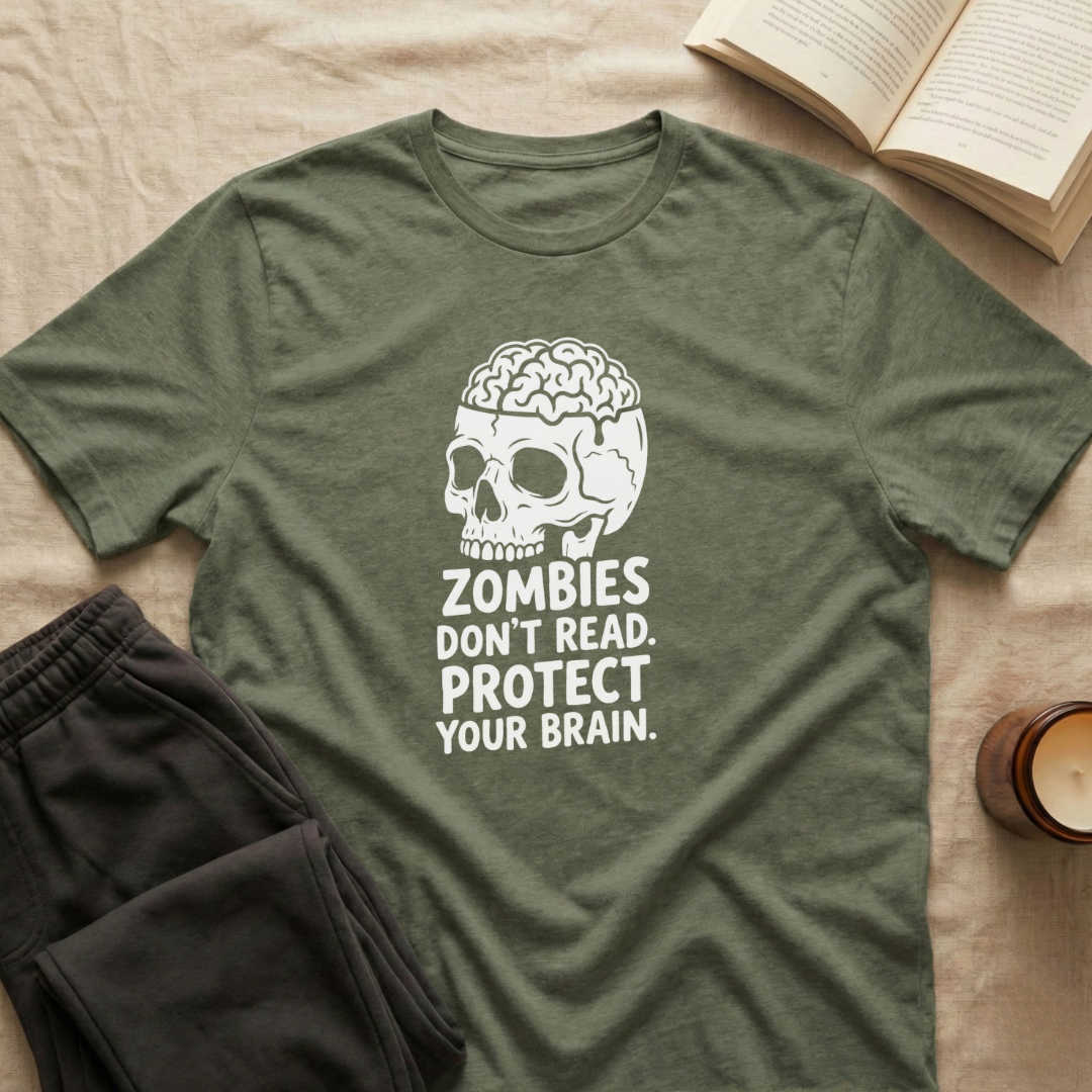 Zombies Don't Read T-Shirt