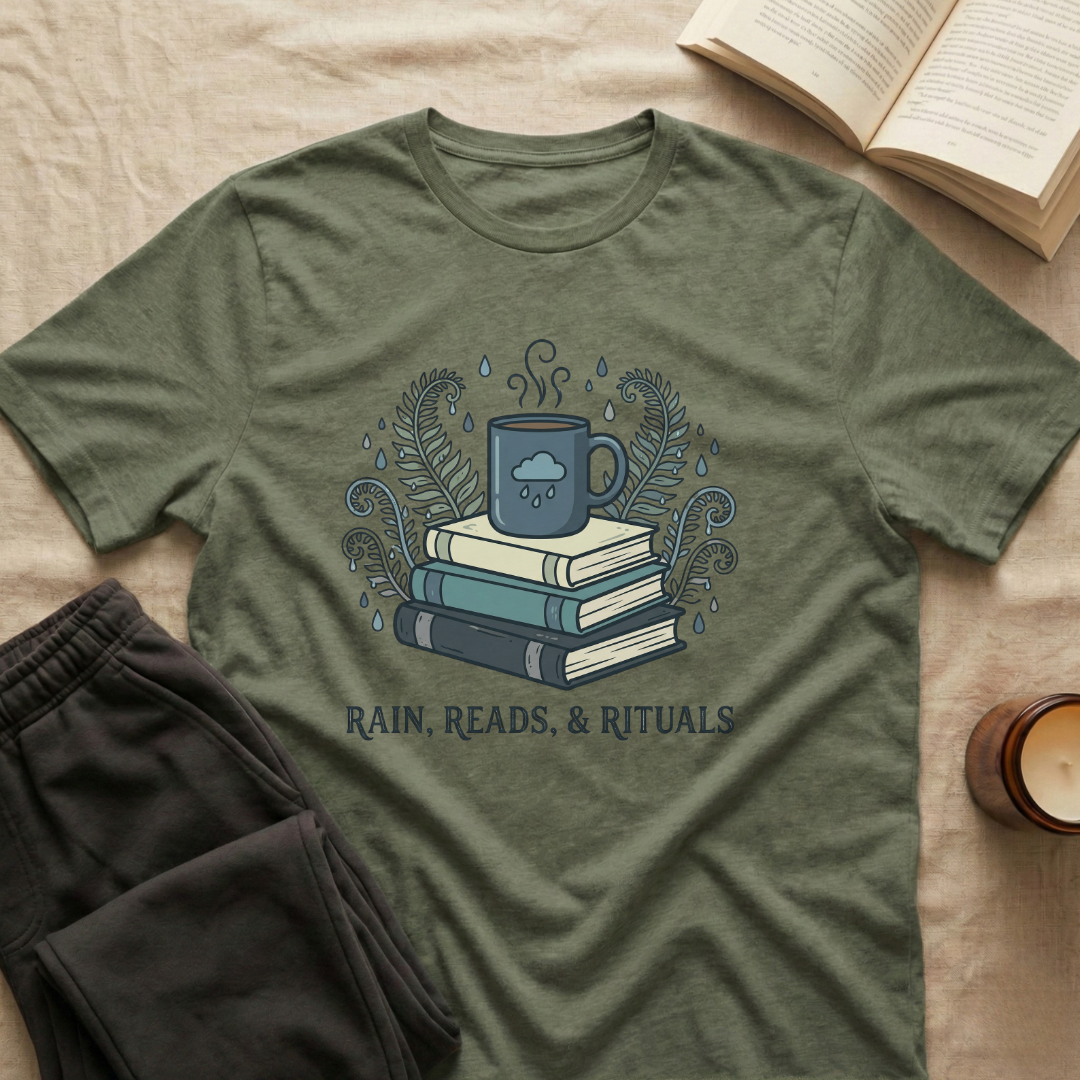 Rain, Reads & Rituals T-Shirt