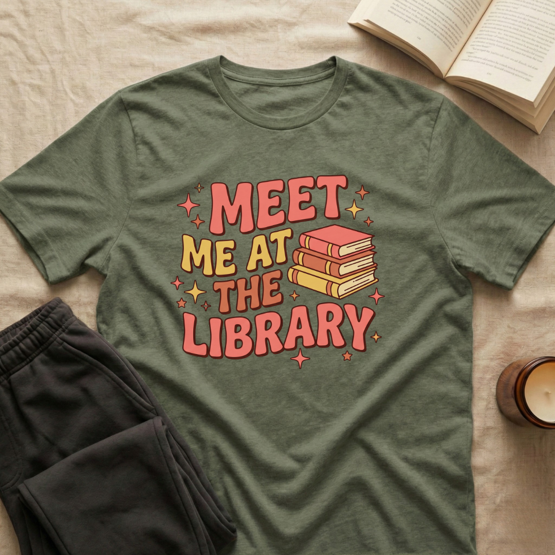 Meet Me At The Library T-Shirt